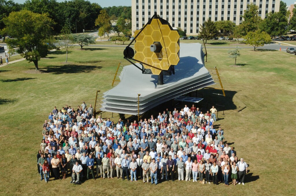 Early Full-Scale model on display at NASA Goddard Space Flight Center (2005)